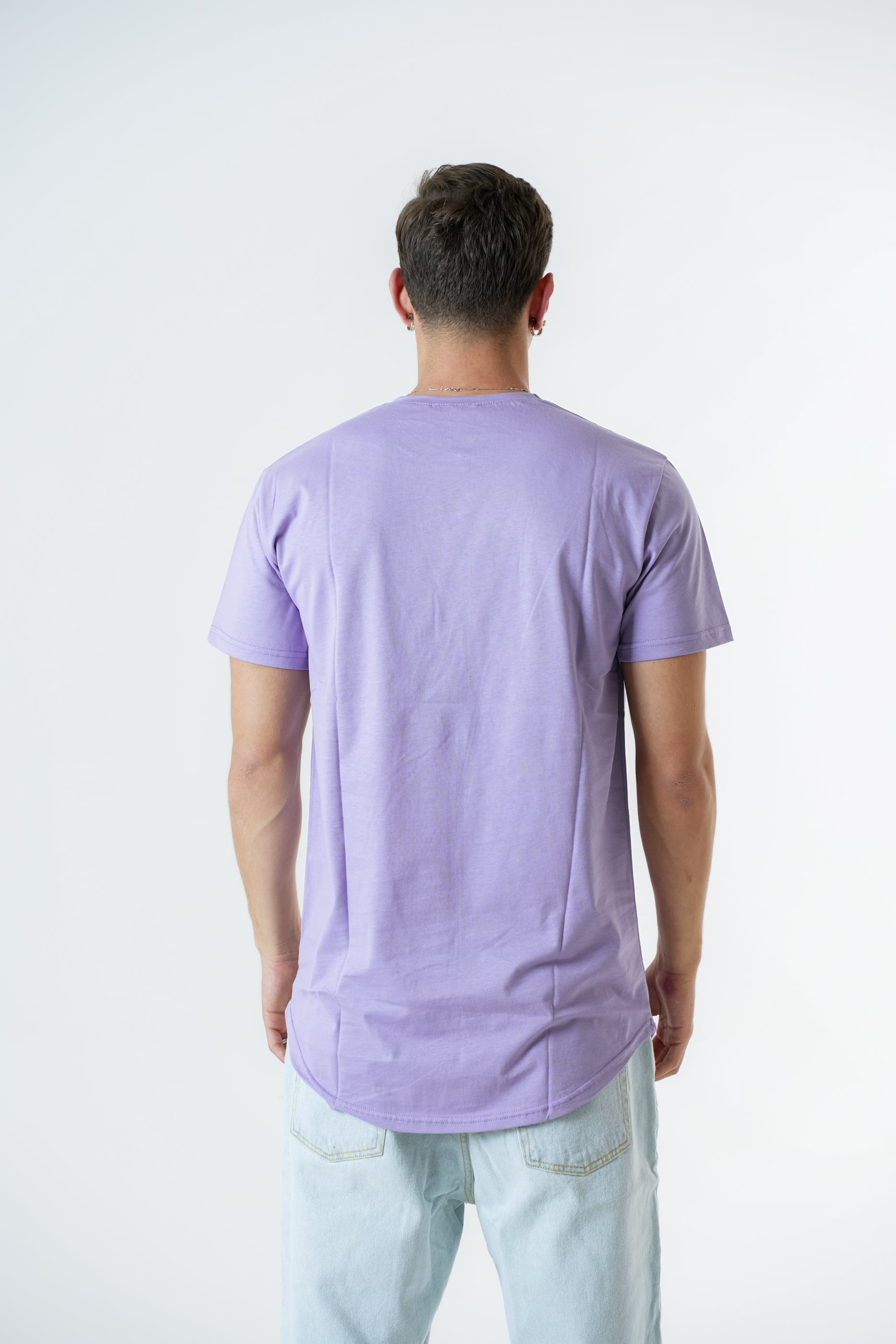 T-Shirt In Cotone Fondo Ovale