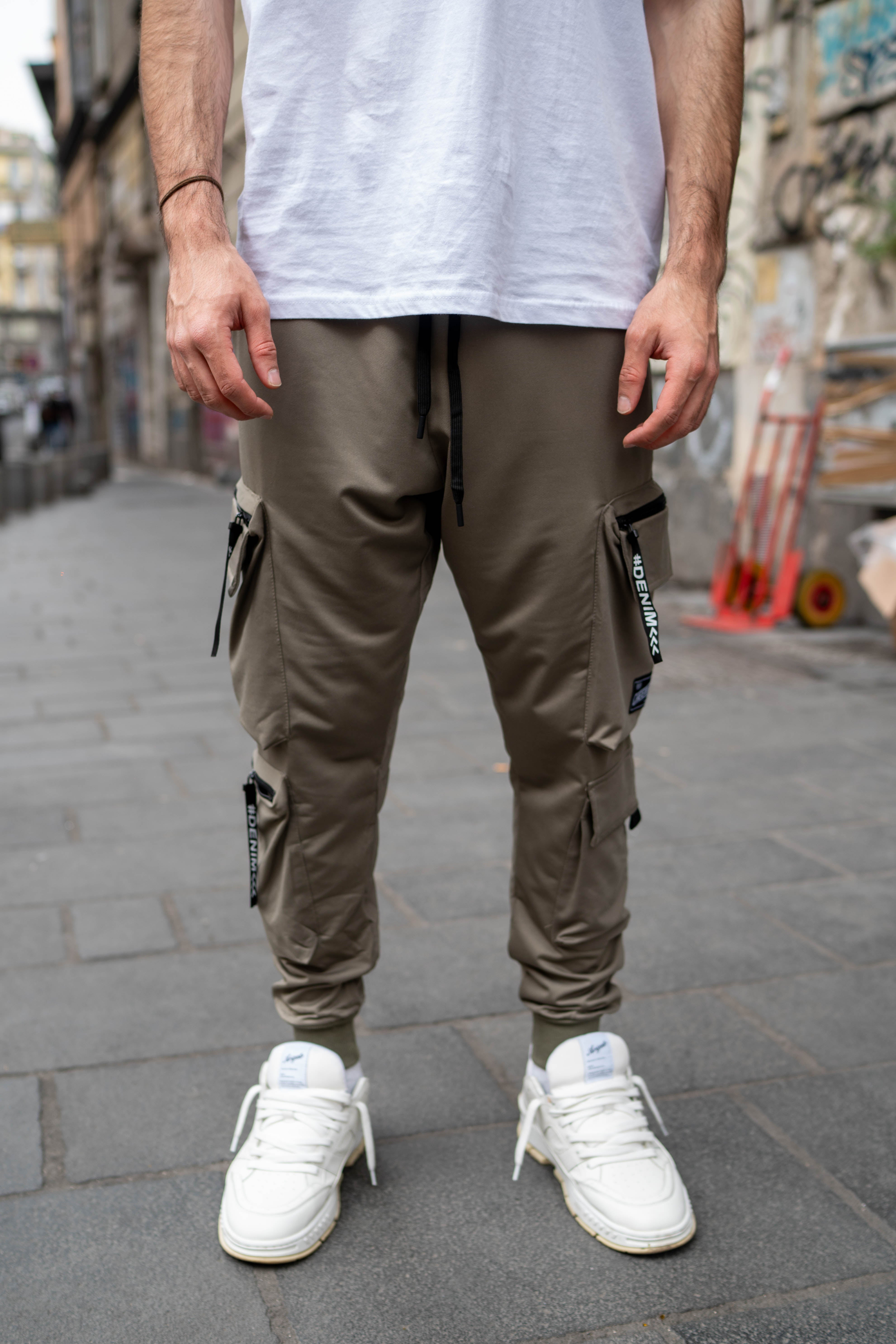 Pantaloni Jogger con 2 tasche