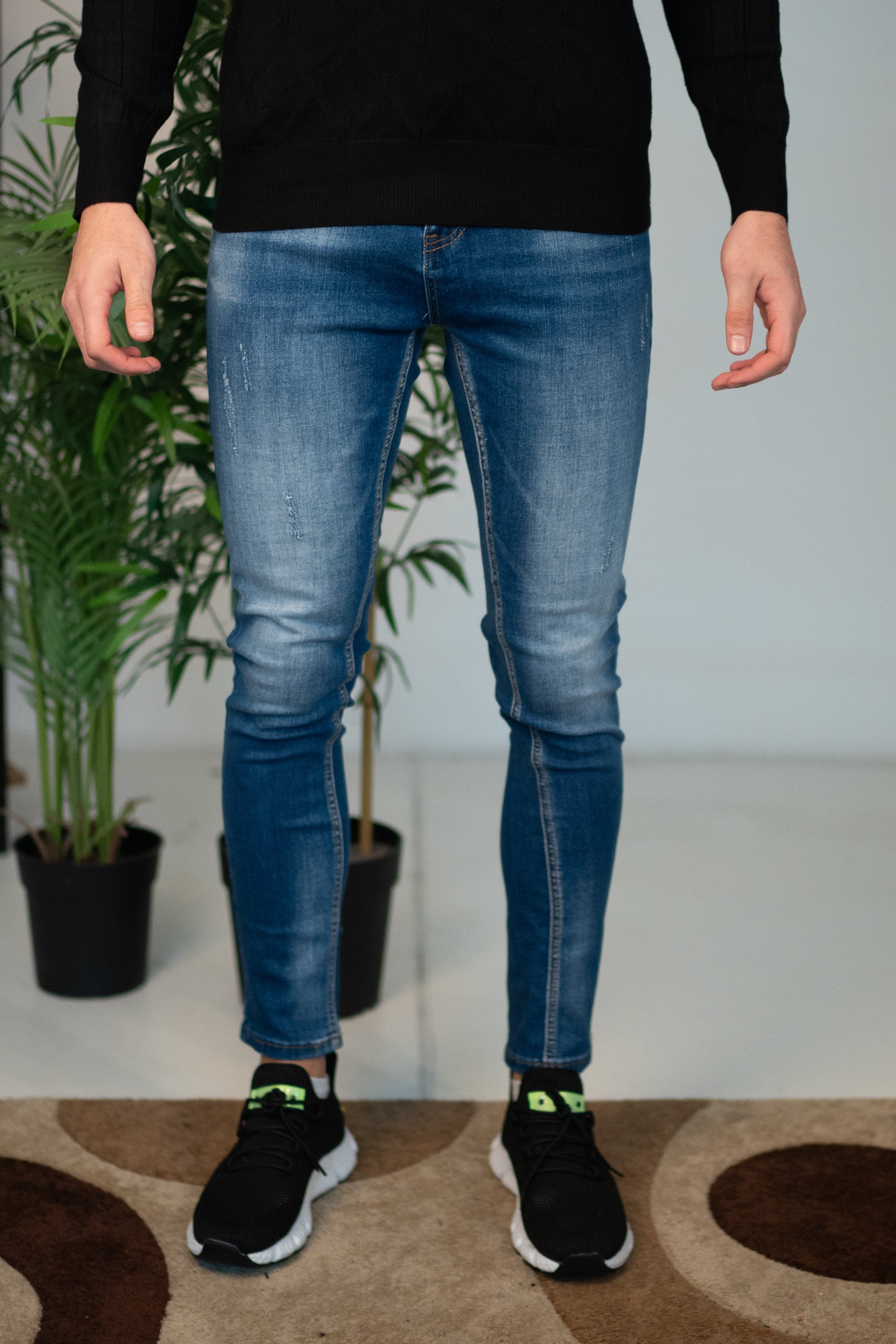 Jeans con abrasioni